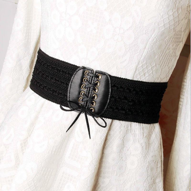 Stylish Elastic Waistband For Women In Black Perfect For Dresses And Fashion Accessories