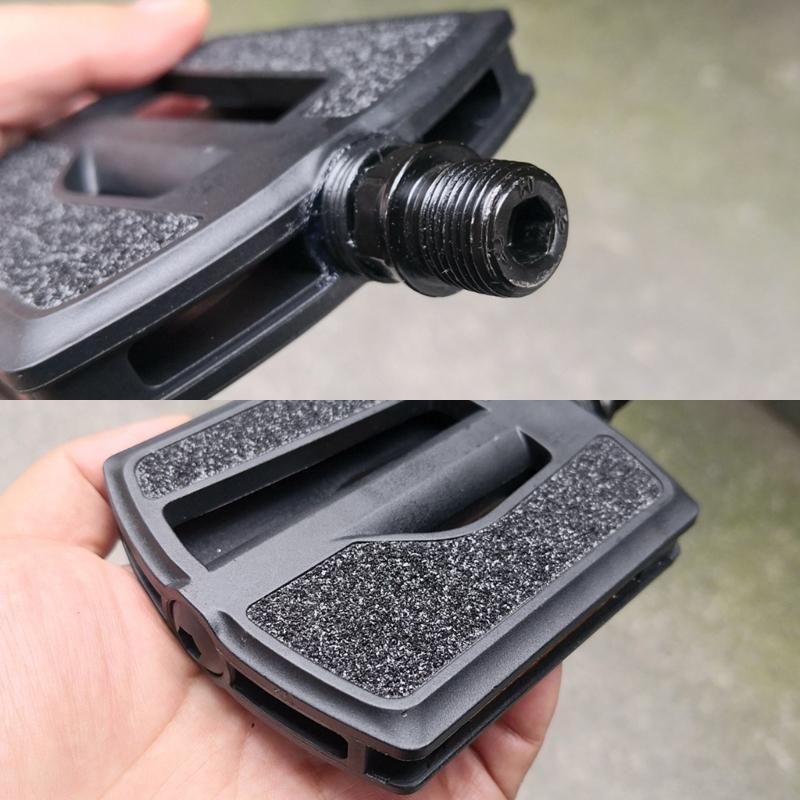 Reflective Sheet Safety Cycling Pedals Nonslip Road Bicycles Pedals with Sandpaper Surfaces Mountain Bicycles Pedals