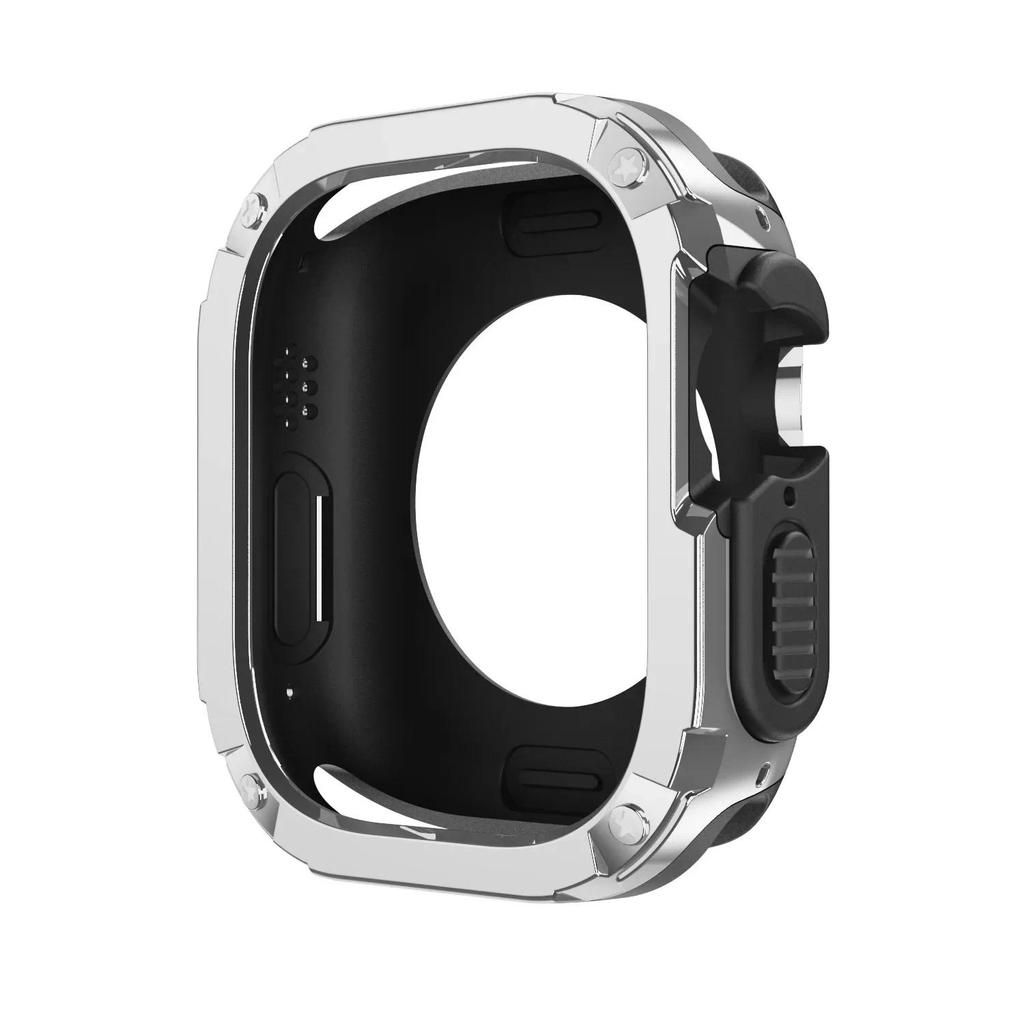Etui 2 w 1 do Apple Watch Series 10/9/8/7/SE/6/5/4 Ultra 46mm 42 45 40 44 49mm TPU + PC Odporny na wstrząsy Ochronny Zderzak dla iwatch