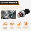 Upgraded Version D1843A 12635957 Oil Pressure Sensor Switch Sending Unit for 2006 Hummer H3 3.5L