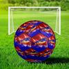 Pogon Emblem Design Size 5 Soccer Ball, Suitable for Training and Matches, High-Elasticity, Wear-Resistant Material Gift for Fan