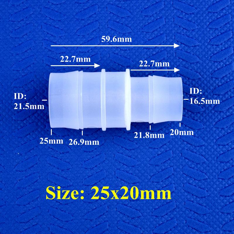 10Pcs/Lot 1.6~25mm PP Pagoda Reducing Direct Connectors Aquarium Tank Adapter Air Pump Barb Hose Joint Garden Irrigation System Water Pipe Connector