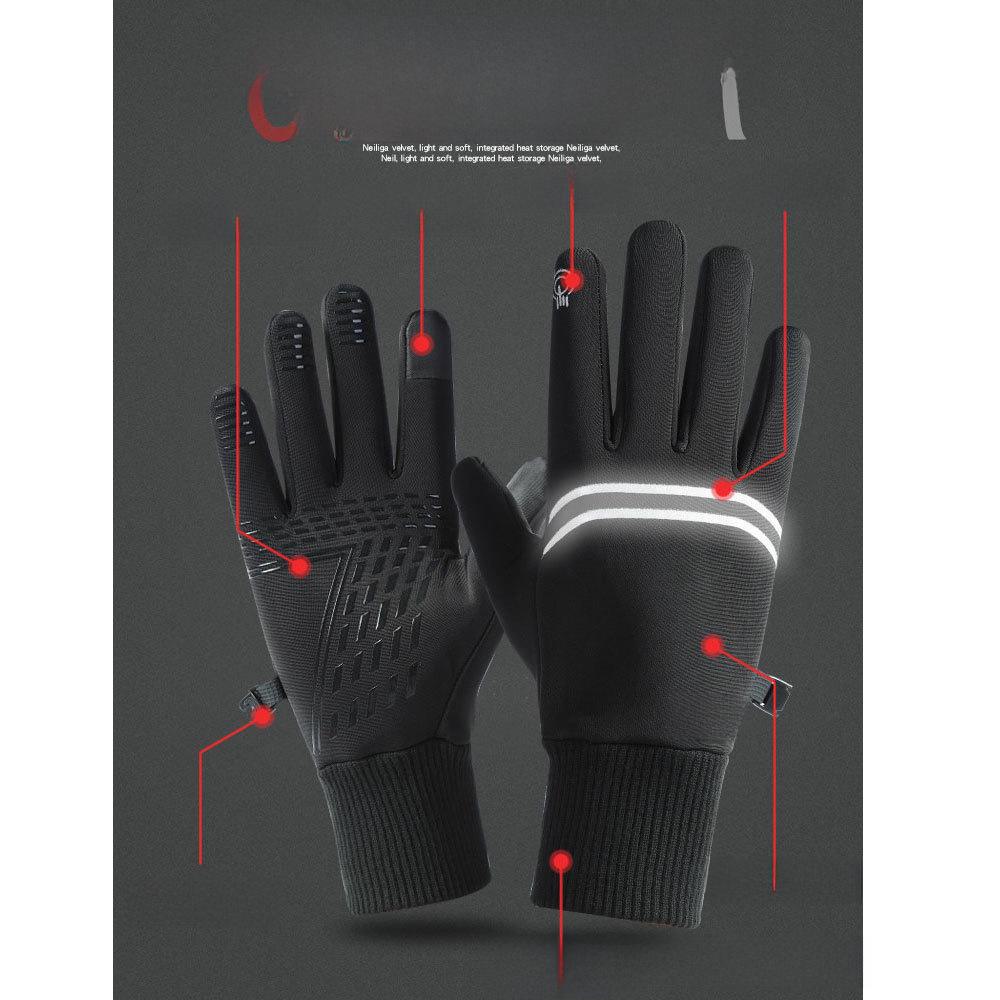 Mănuși impermeabile unisex cu ecran tactil de iarnă pentru activități în aer liber