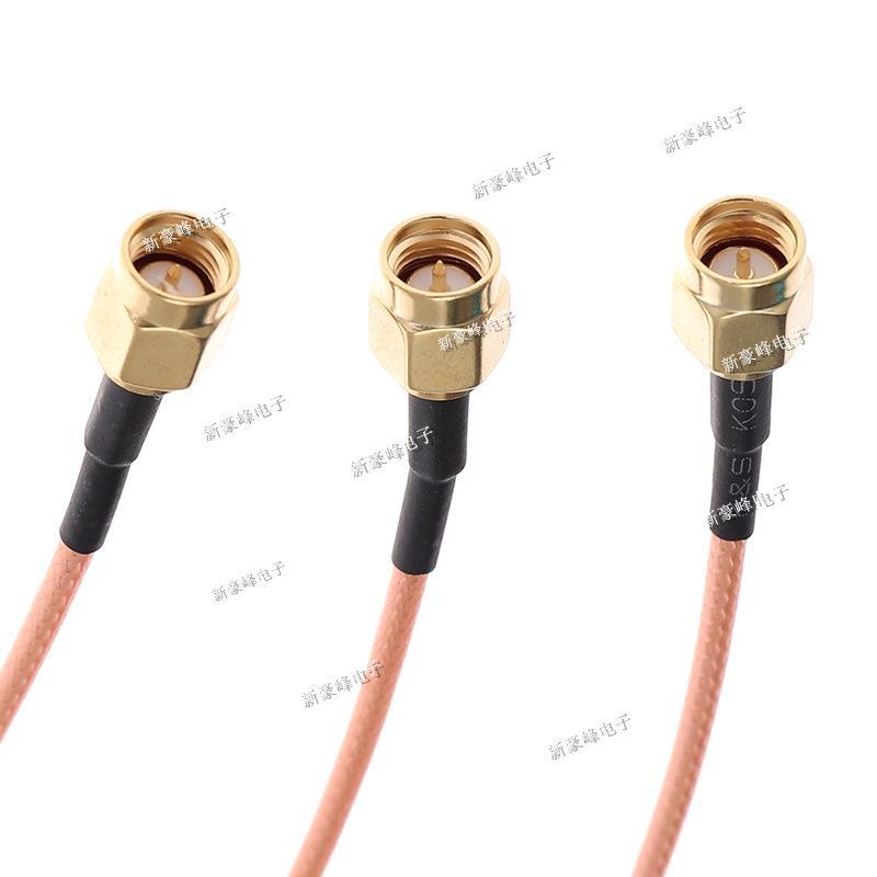SMA Male-to-Male Double Silver Extension Cable for Huawei 2G/4G WiFi Router (RG316)