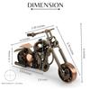 Iron Mini Bike for Home Decor Decorative Showpiece (Size - 5 x 3 inches, (Color - Brown) (Iron Bike)