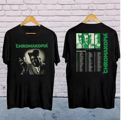 2025 Tričko z turné Tyler the Creator Chromakopia, Grafické tričko Tyler the Creator.