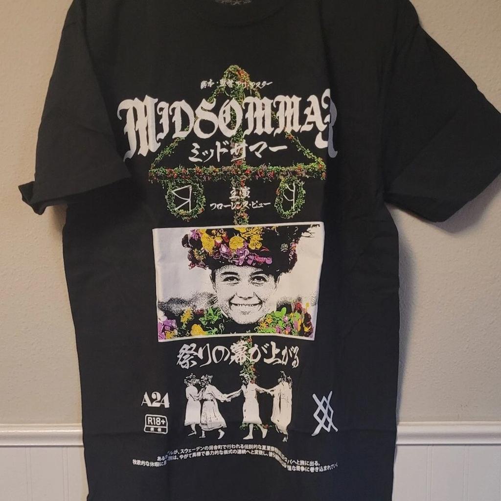 Rucking Fotten Midsommar T-Shirt Large Comfort Colors A24 Horror Japanese