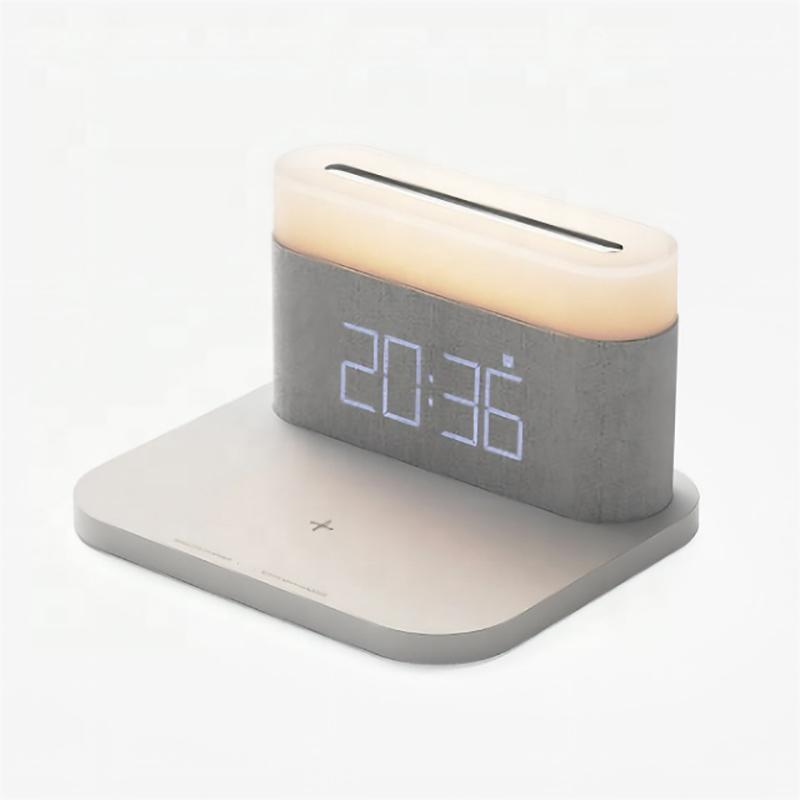 

Быстрое беспроводное зарядное устройство 15 Вт для Apple Iphone X Xr Xs Max 11 12 13 14 Pro Max, часы-будильник, ночная лампа, индукционное зарядное устройство, дропшиппинг as picture белый