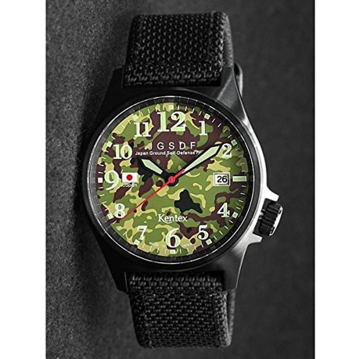KENTEX JSDF Self-Defense Forces Model 100m Waterproof Nylon Strap Watch (S455M-01, S455M-02, S455M-12, S455M-15) (S715M-08 Land