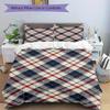 3pcs Tartan Pattern Bedding Set, Breathable and Soft, Suitable for All Seasons, Ideal for Home Use, Suitable for Bedroom Decor 21119