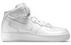 Nike Air Force 1 Mid 07 Leather 'Triple White' Women's 366731-100