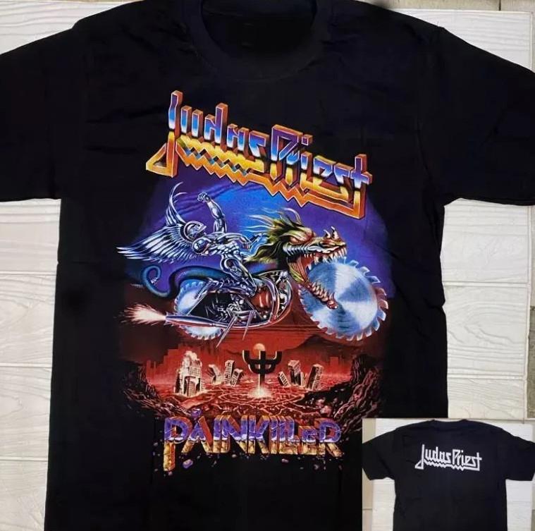 Vintage 1990 Judas Priest Painkiller Tour T-shirt size S-5XL S