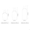 Empty Dispenser Bottle Type Small Pump Portable Sealing Subpackage for Bathroom Shower Adult