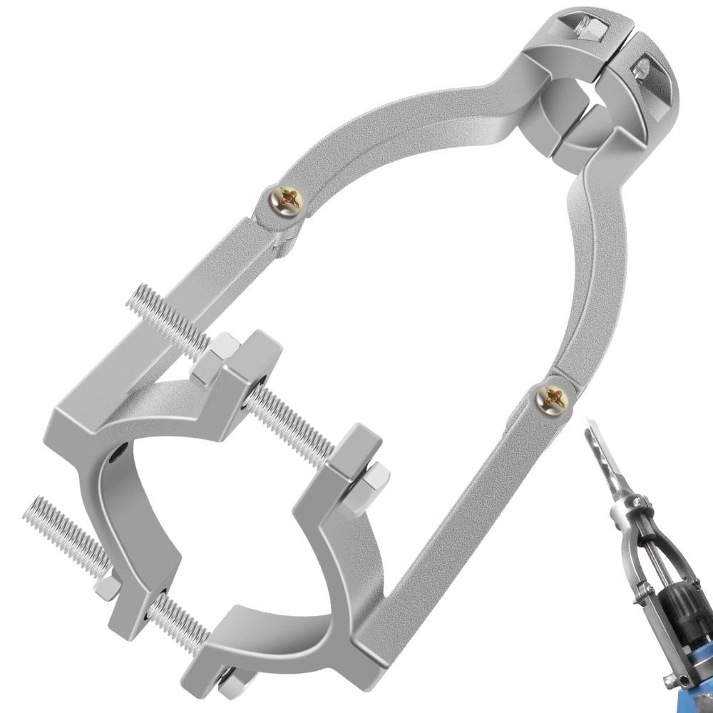 Quick Installation Square Hole Drill Bit Adapter Sturdy Durable Hand Drill Hole Bracket Easy Disassembly Woodworking Drill Tools