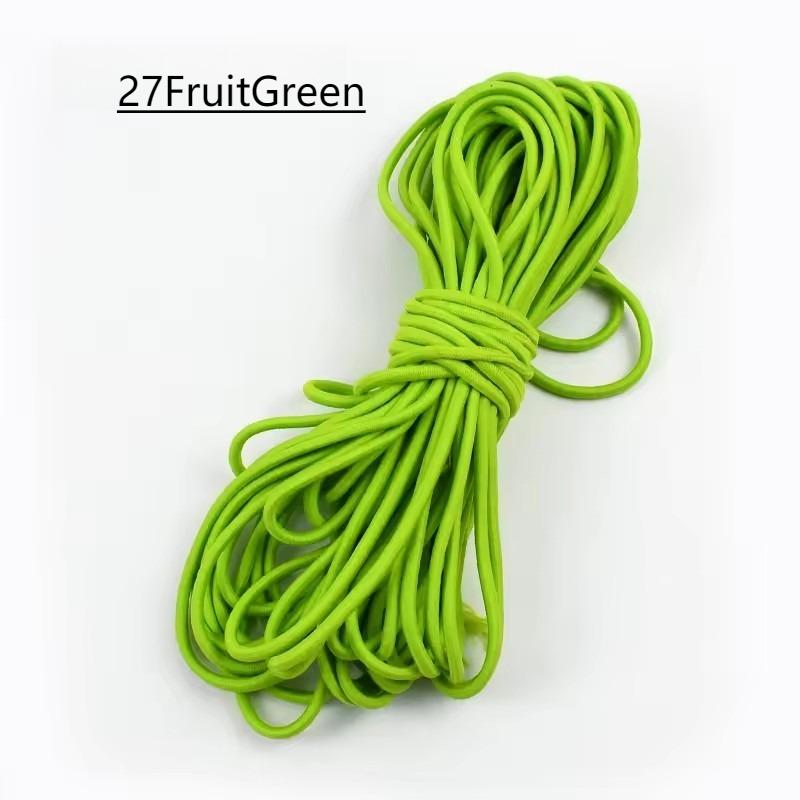 2/5/10Meters Meetee 5mm Elastic Ropes for Waistband Colored Rubber Band Clothes Bags Stretchable Cord Garment Sewing Accessories