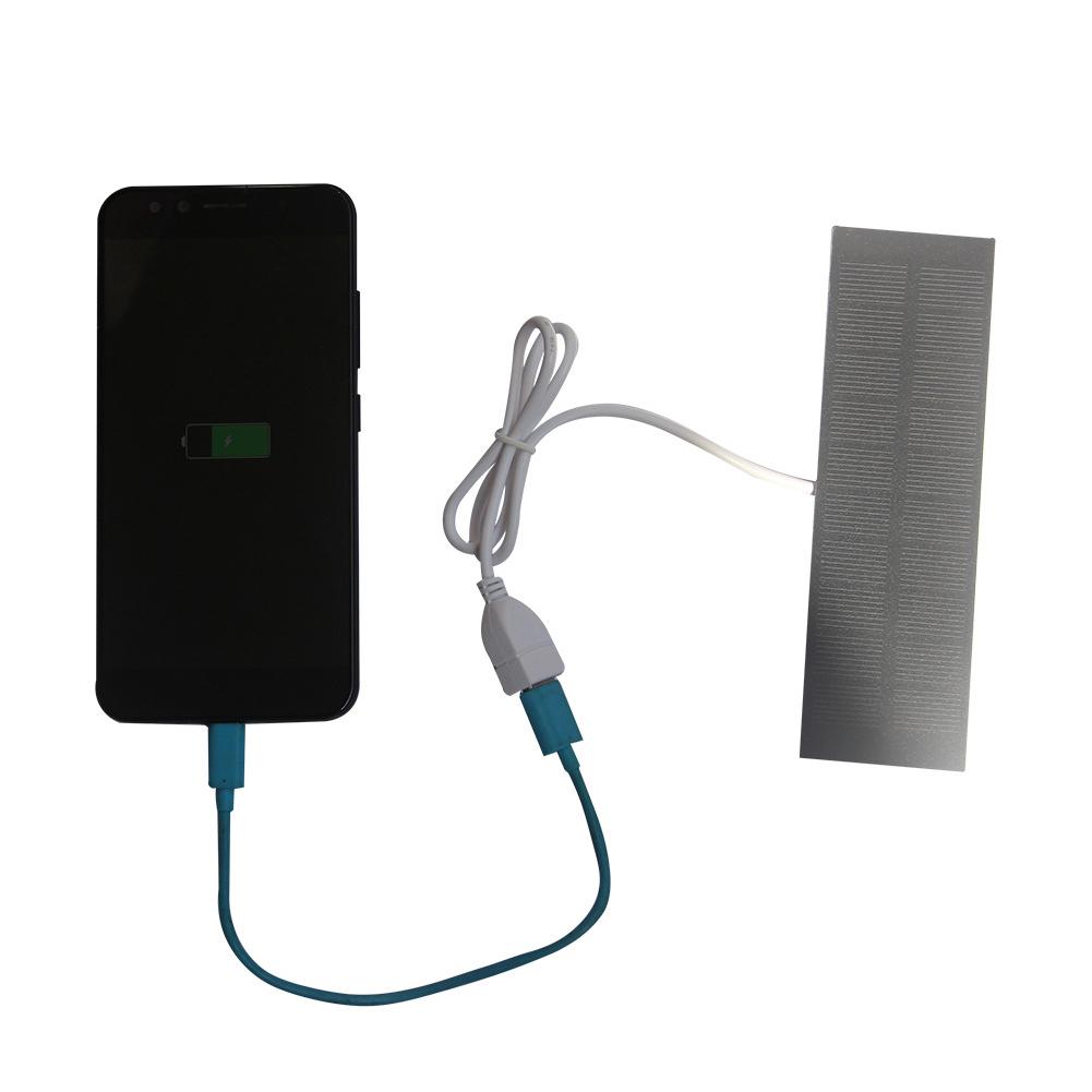 Mini Solar Panel Solar Charger Portable Battery Mobile Phone Charging Bank Charging Panel for RV Camping Phone Battery Charger