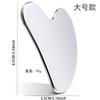 Large Heart-Shaped Stainless Steel Facial Sculpting Tool – Cooling Gua Sha for Jawline Contour, Lymphatic Drainage & Natural Glow