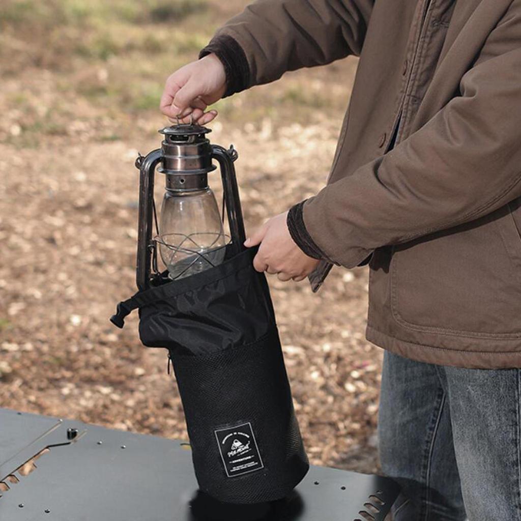 Geantă de depozitare anti-coliziune în aer liber, vase de gătit pentru camping, organizator de tacâmuri, care se transportă pentru tabără