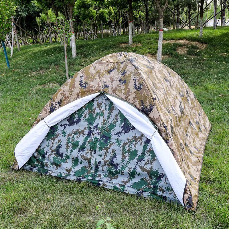 Wes Dual-Season Double-Layer Camouflage Camping Tent