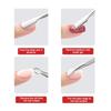 New Push Cuticle Nails Cuticle Pusher Take Out Nail Cuticle Remover Tool Manicure Spatula Sticks Manicure SPT01