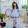 Children's Day Blue Alice Dreamwalking Maid Dress Wonderland Princess Dress Pastoral Performance Dress