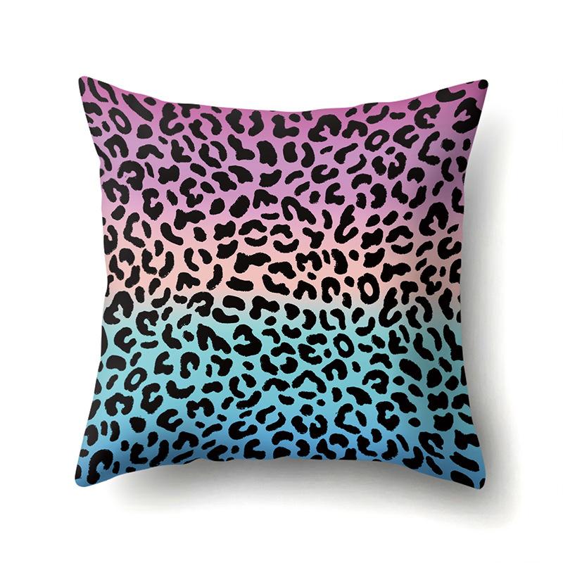 Motif Léopard Nordique Moderne Abstrait Taie d'Oreiller en Polyester Décoration de Voiture Maison Imprimée Taie d'Oreiller Repose-Lombaire