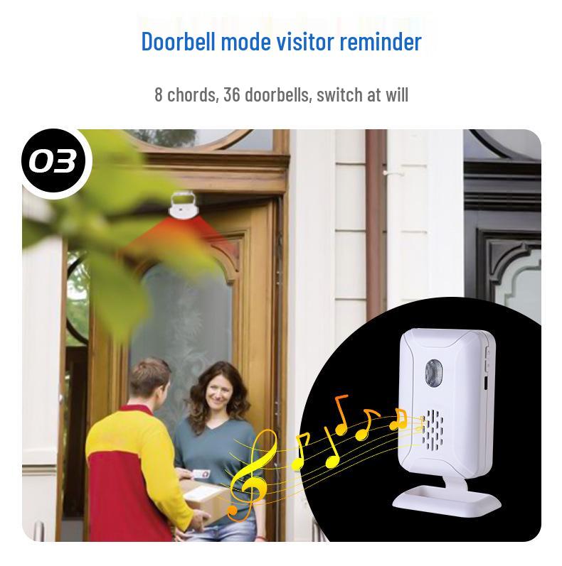 Wireless Infrared Motion Sensor Voice Welcomer
