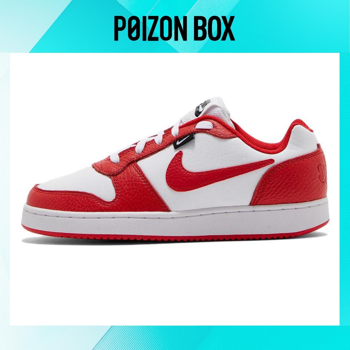 

кроссовки Nike Ebernon Low PRM White University Red Black AQ1774-101