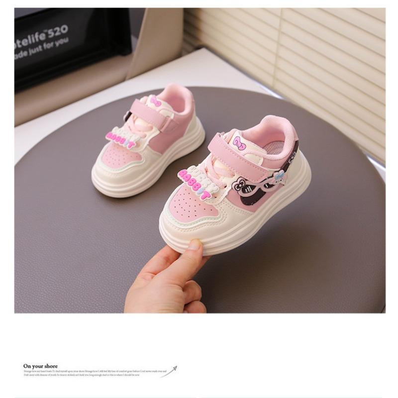 Girls' Sports Shoes Autumn New Soft-soled Cartoon Classmates Casual Shoes Girls' Princess Shoes Medium and Small Children's Board Shoes