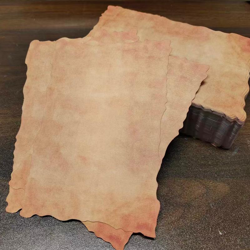 20 ks Retro Vintage Psací Papír Dopisní Papíry Starý Evropský Styl Romantické Hnědé Papíry Sběratelské Papíry pro Scrapbooking