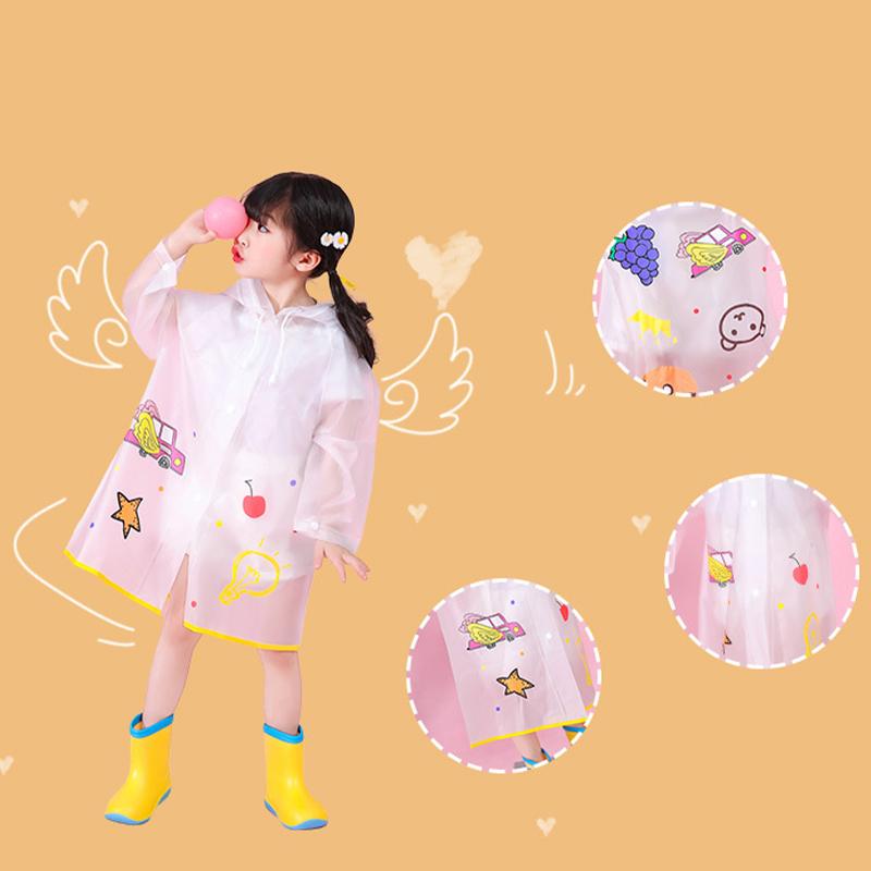 

Детский сад для мальчиков и девочек, для школьников, прозрачный кемпинговый пончо, детский мультяшный плащ, длинный стиль