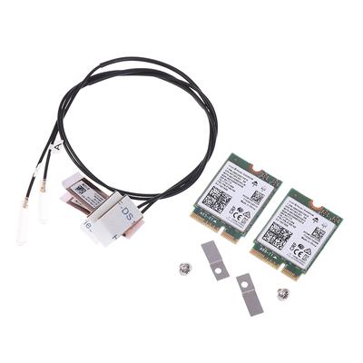 9560Ngw Wifi Kart+Anten 1733Mbps Kablosuz Ac 9560 Çift Bant 2.4G/5G Bt 5.0 802.11Ac M.2 Cnvi 9560Ngw Kablosuz Adaptör