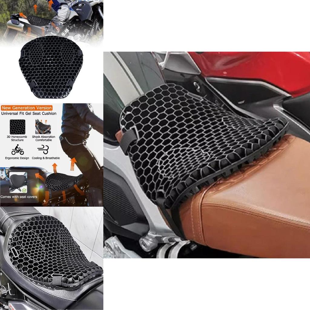 Premium Breathable Motorcycle Seat Cushion With Shock Absorption And Uv Protection Features For All Seasons Use