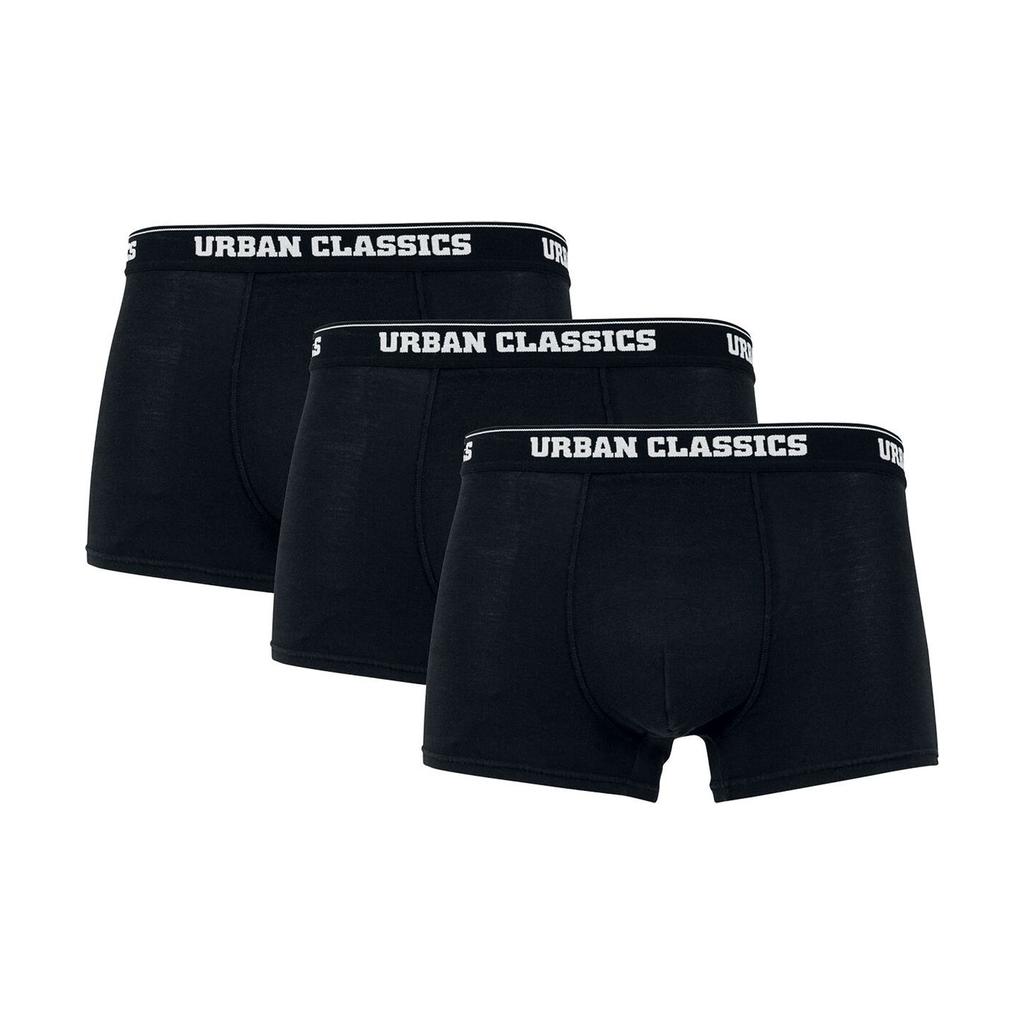 Urban Classics Mens Organic Boxer Shorts (Pack of 3)