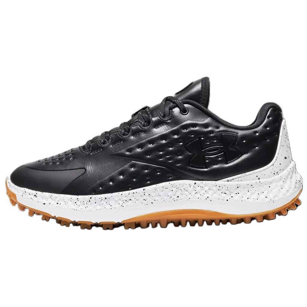 Under Armour Curry 1 Golf Black Castlerock Gum Men Sneakers 3027378-001