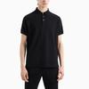 Emporio Armani Solid Color Embroidered Logo Strap Short Sleeve Polo Shirt Men tops Black 6D1F81-1JCYZ-0999