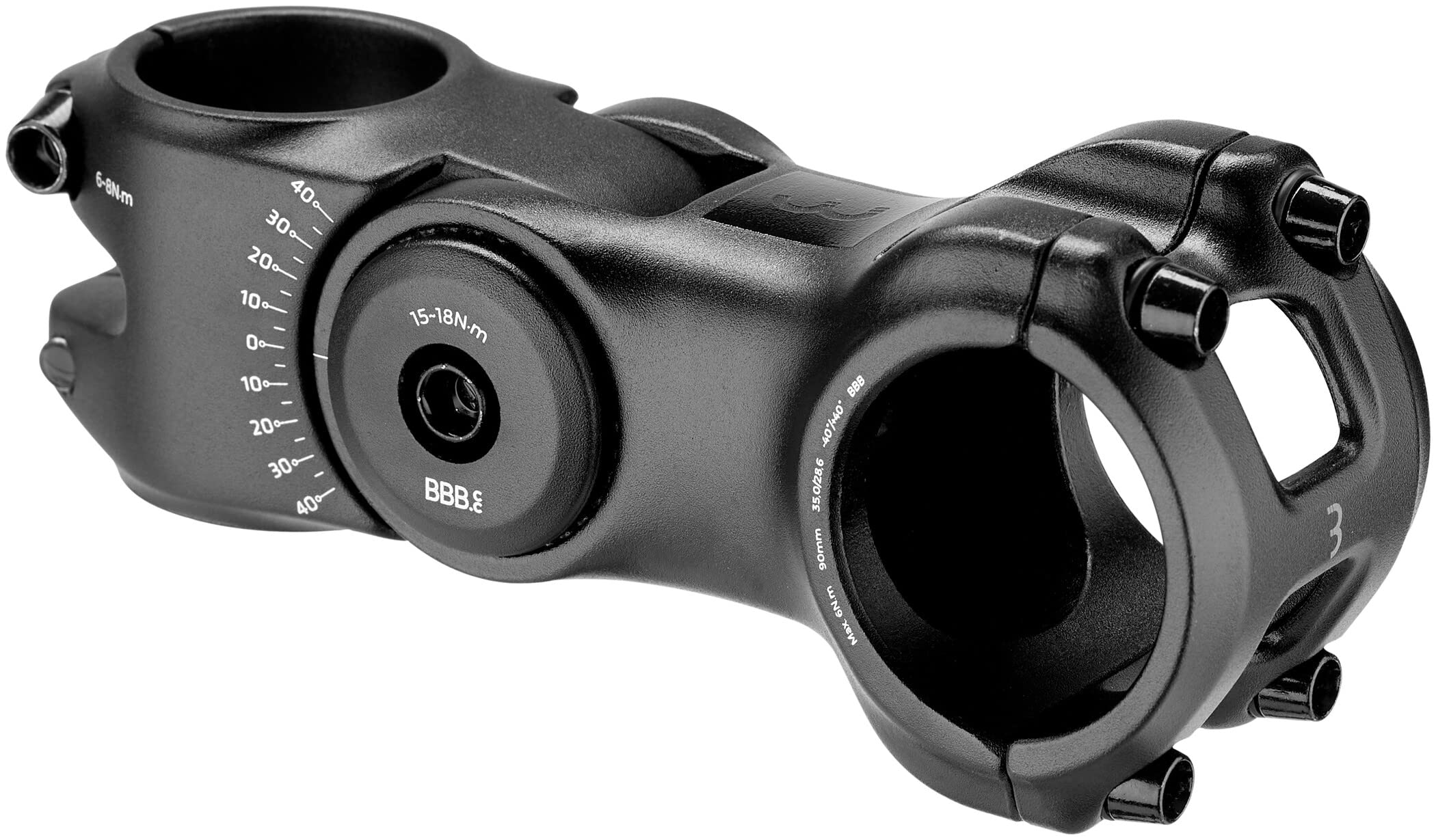 

BBB Stem Black High Six adjustable 90mm/±40°/35mm [Angle ±40°] BHS-30 чёрный