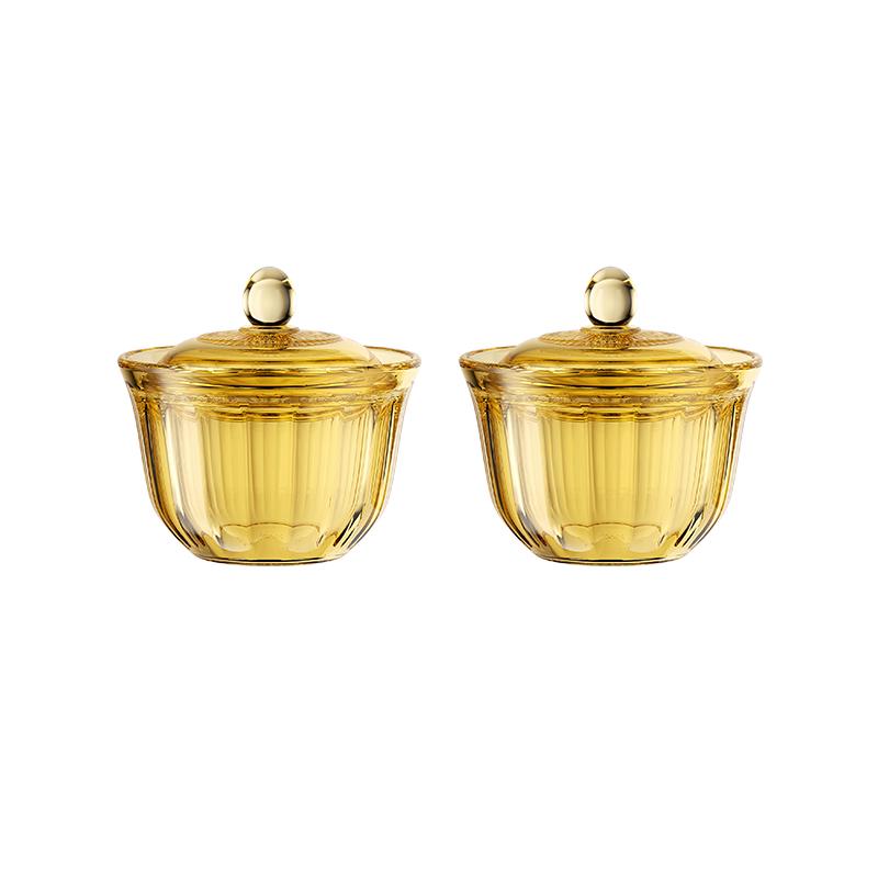 Corning VISIONS 450ml Glass Stew Bowls with Lids (Set of 2)
