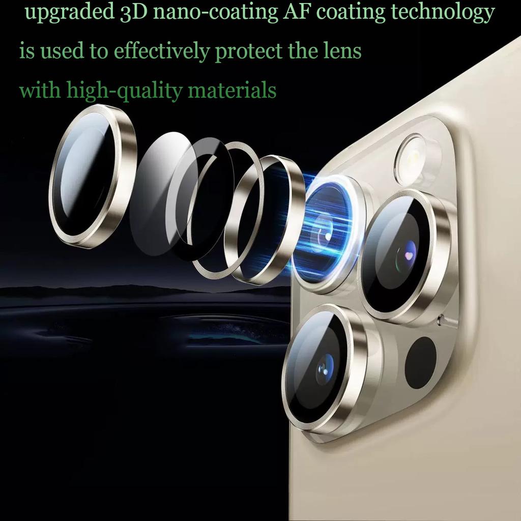 Next-Gen 3D Matel Ring Glass Camera Protector For Xiaomi 17 Full Coverage Anti-Scratch Camera Split-Type Protector