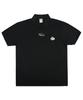 GRAVER [Unisex] T-shirt a maniche corte in piqué con ricamo Cloud Smile_Nero