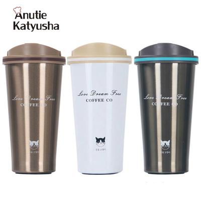 500ML Stainless Steel Vacuum Flask Thermal Coffee Cup Thermos Mug Water Bottle Coffee Tea Bottle