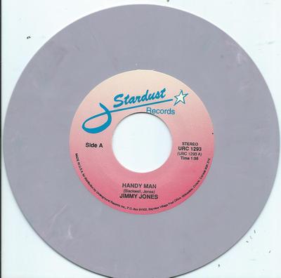 7inch Record JIMMY JONES - Handy Man / Good Timin' URC1293 Stardust Record Canada Rock Used