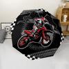 off road motorcycles Theme Automatic Umbrella, Lightweight & Portable, 8 Rib, Perfect for Outdoor Travel, Birthdays, Christmas, Gifts.
