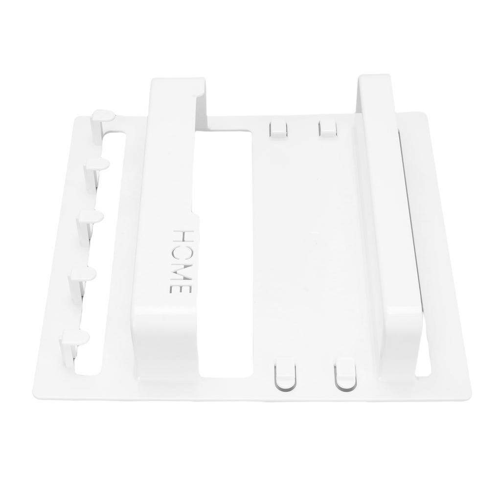 Bedside Shelf Accessories Organizer Wall Mount Self Stick On Dorm Room Wall Storage with Hooks for Glasses Remote