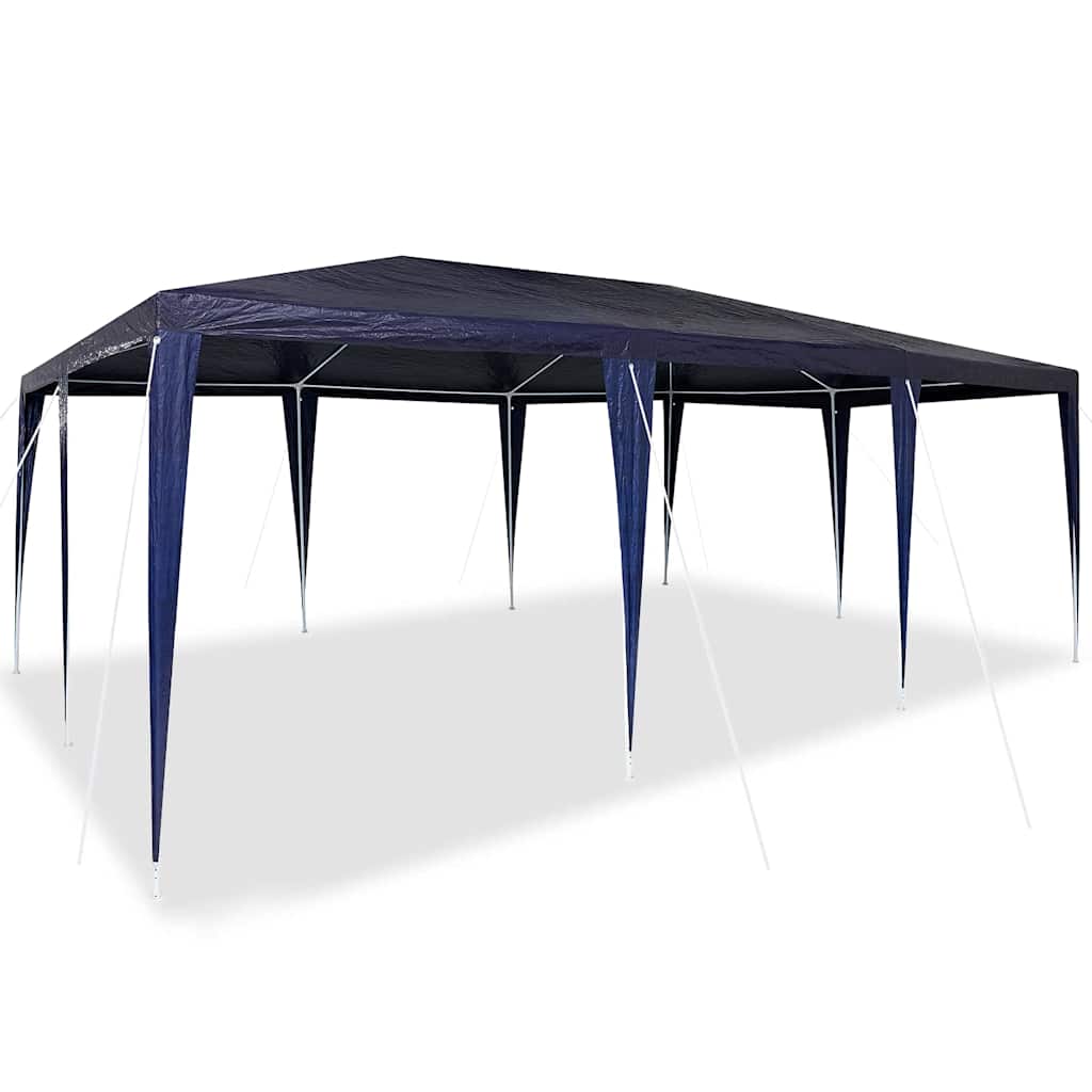 Party Tent Blue 600 X 400 X 266 Cm Polyethylene and Steel