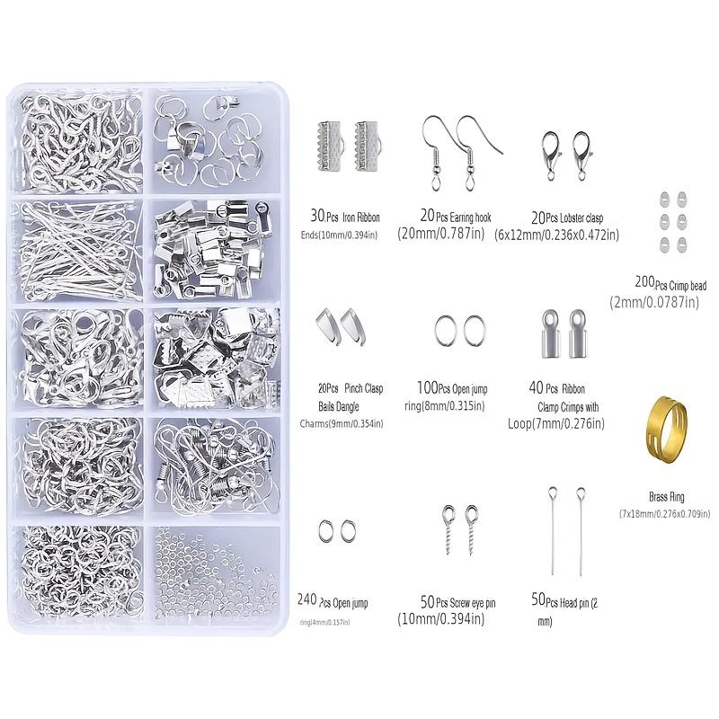 Jewelry Making Starter Kit Earrings Necklace Findings DIY Beads Plier Tools Set Jewelry Repair Tool Set Jewelry
