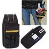 13x3x25cm Tool Belt Tool Pouch Small Tool Bag with Adjustable Nylon Belt Waterproof for Technician Builder Maintenance Technician Family