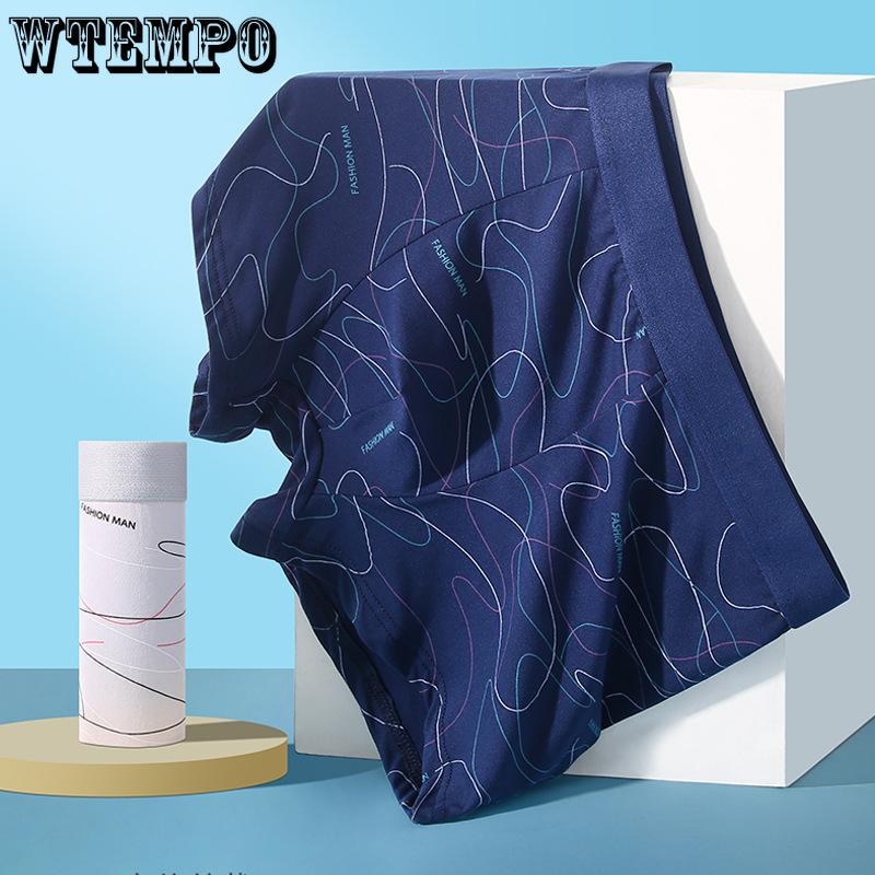 Summer Men's Underwear Men's Four Cornered Shorts Teenagers' Flat Cornered Shorts