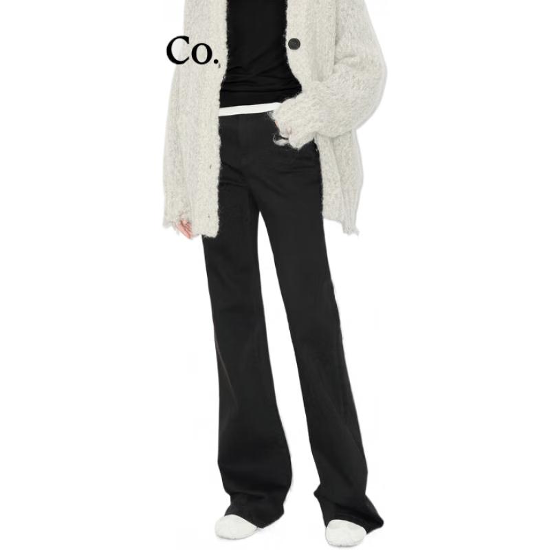 

MO&Co. High-Waist Rock Black Flared Jeans L 28