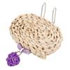 With Hook Bird Chewing Toy Woven Cage Hanging Toy Parrot Teething Toys  For Birdcage Parakeet